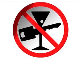No drinking and driving symbol.