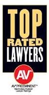 Top Rated Lawyers AV Preeminent badge.